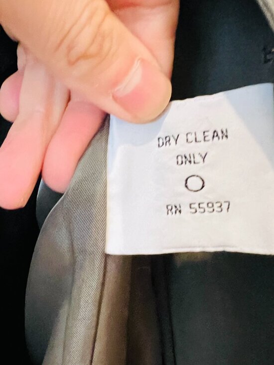 Jones New York Jacket Womens Double Breasted Button Up Trench Coat Size L / 12 P - Picture 14 of 16